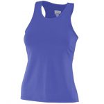 Augusta Girls Poly/Spandex Solid Racerback Tank