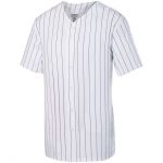 Augusta Youth Pinstripe Full-Button Jersey