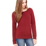 Bella + Canvas Ladies' Sponge Fleece Wide Neck Sweatshirt